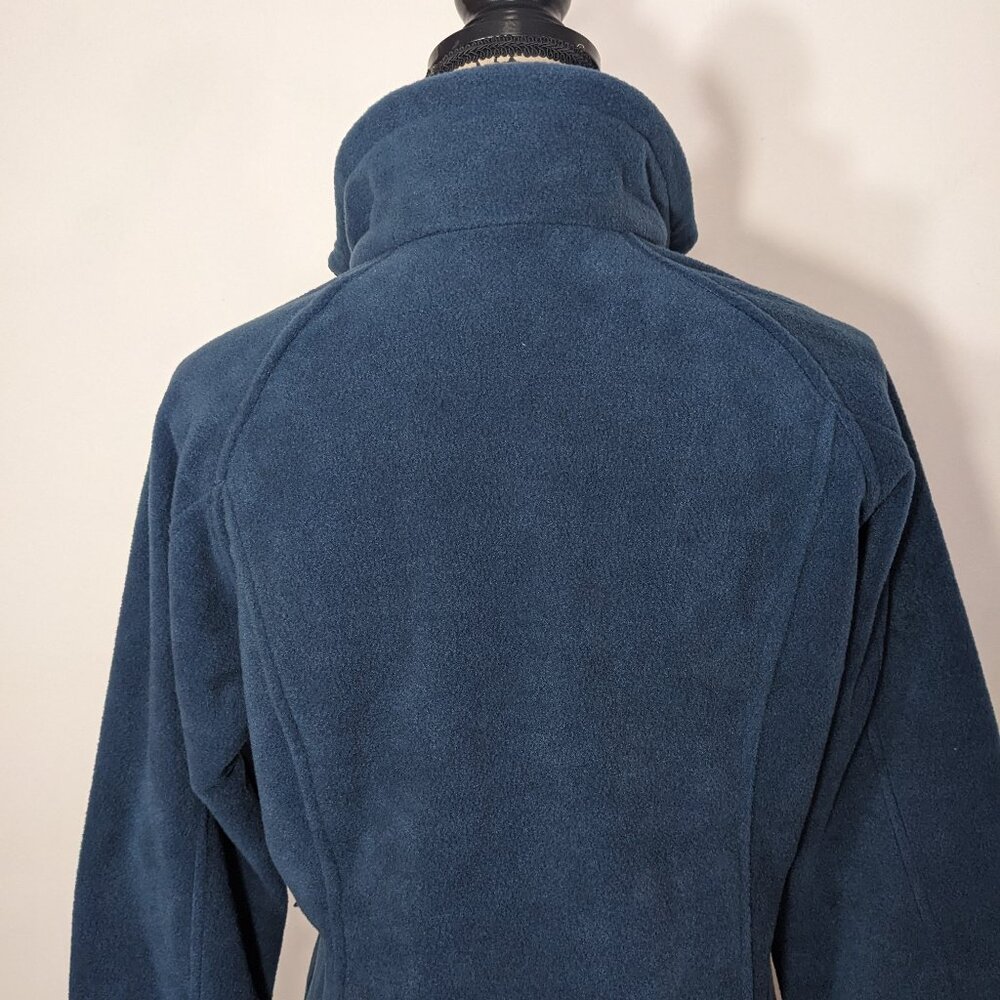 NWT Columbia Womens Full Zip Fleece Jacket Blue Teal  Pockets Sweatshirt M - Picture 9 of 13